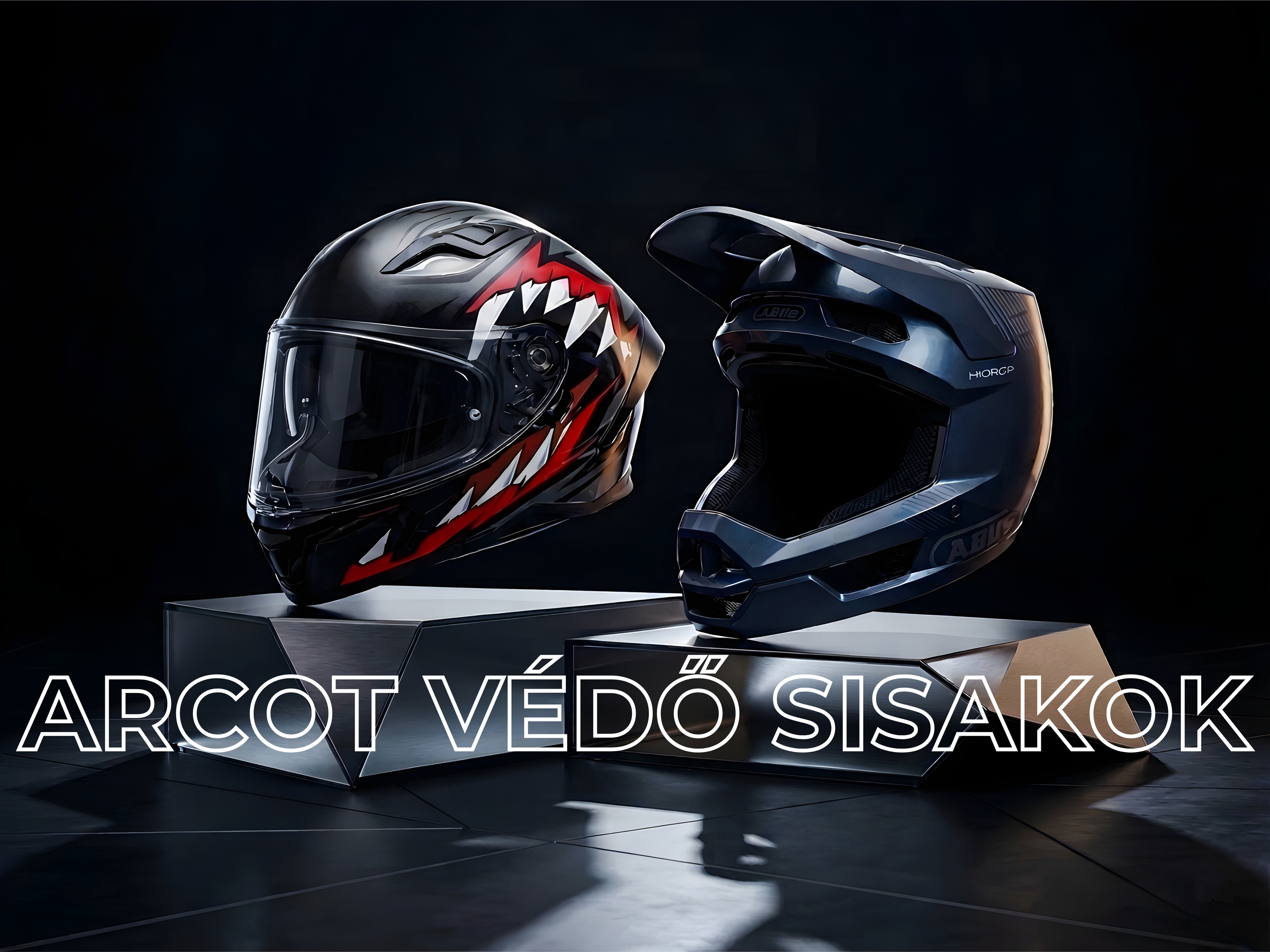 Arcot védő sisakok