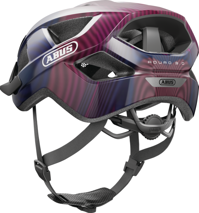 ABUS Aduro 3.0 Bukósisak Elektromos Rollerhez - Purple Waves