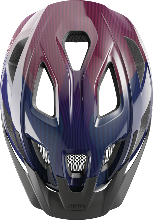 ABUS Aduro 3.0 Bukósisak Elektromos Rollerhez - Purple Waves