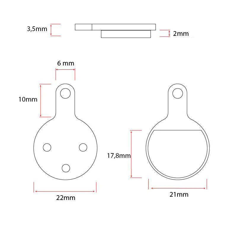 Fémes Fékbetét (G2 Pro / G2 Max)
