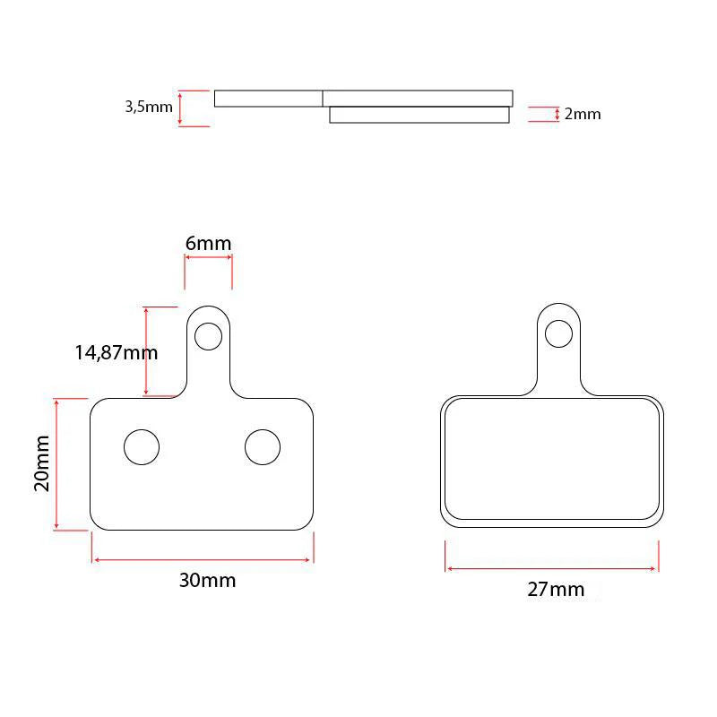 Fémes Fékbetét (G2 / G2 Master / G4)