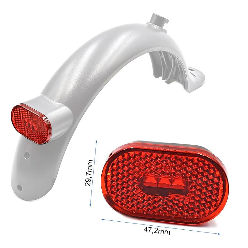 Xiaomi Electric Scooter Essential / 1S / Pro2 / Mi3 Hátsó Lámpa