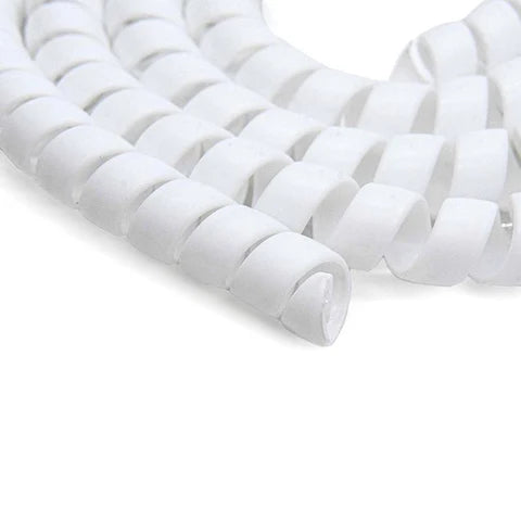 Kábel Kötegelő Spirál (fehér, 110 cm)