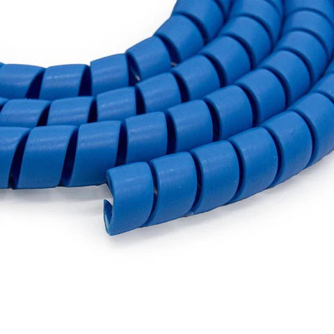 Kábel Kötegelő Spirál (kék, 110cm)