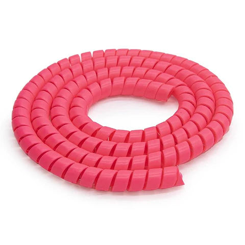 Kábel Kötegelő Spirál (rózsaszín, 110cm)