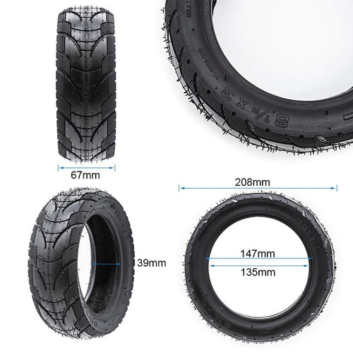 8,5x3-5,5 Elektromos Roller Külső Gumi - Utcai, Belső Nélküli (Tubeless)