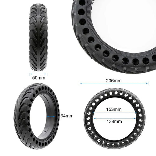 8,5x2 Elektromos Roller Tömör Gumi