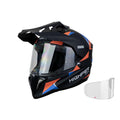 Highper X Enduro Bukósisak Elektromos Rollerhez - Fekete-Piros-Kék