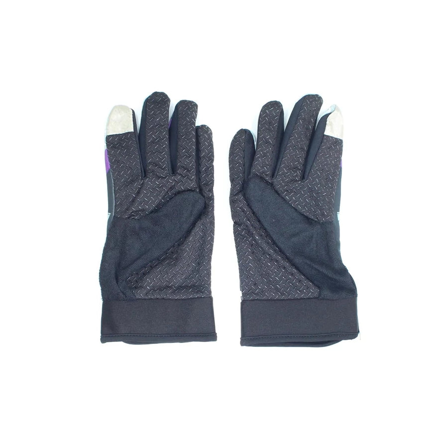 Textil Motoros Kesztyű (lila-kék)