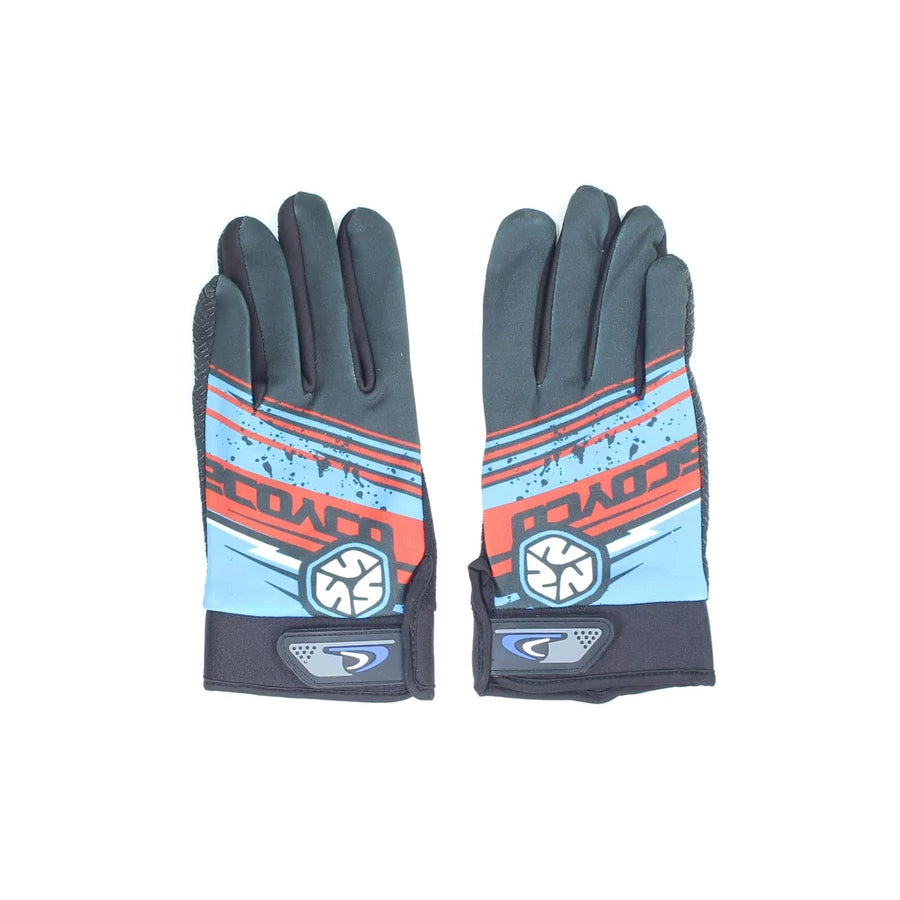 Textil Motoros Kesztyű (kék-piros)