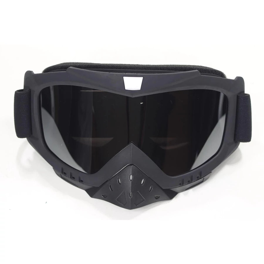 Cross Szemüveg (orrvédővel, matt fekete, sötétített)