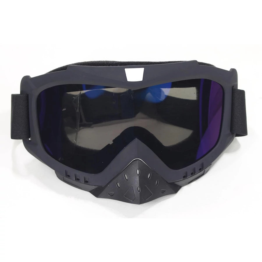 Cross Szemüveg (orrvédővel, matt fekete, színes)