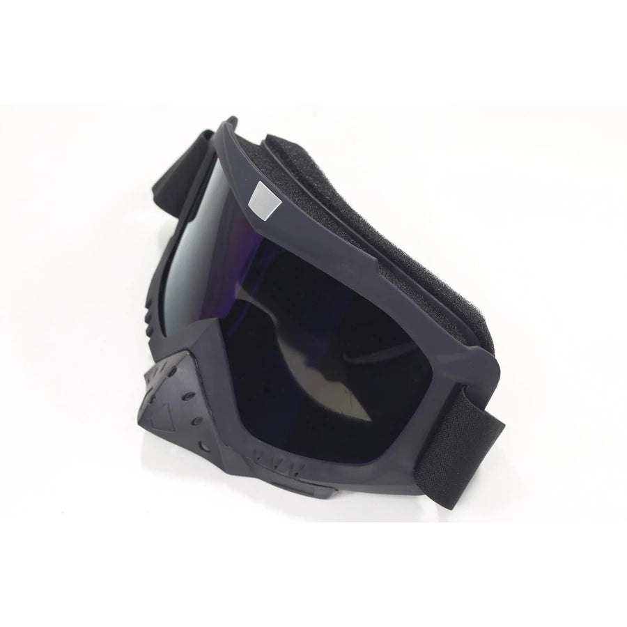 Cross Szemüveg (orrvédővel, matt fekete, színes)