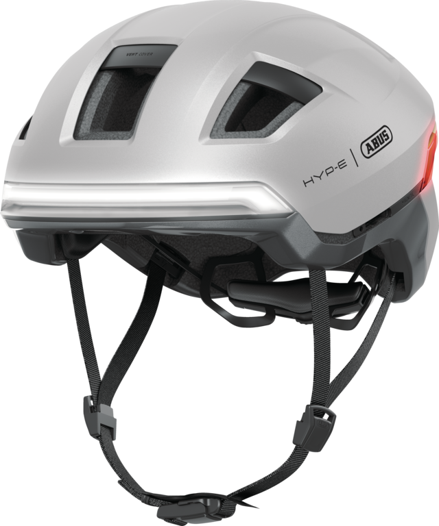 ABUS HYP-E Bukósisak Elektromos Rollerhez - Gleam Silver