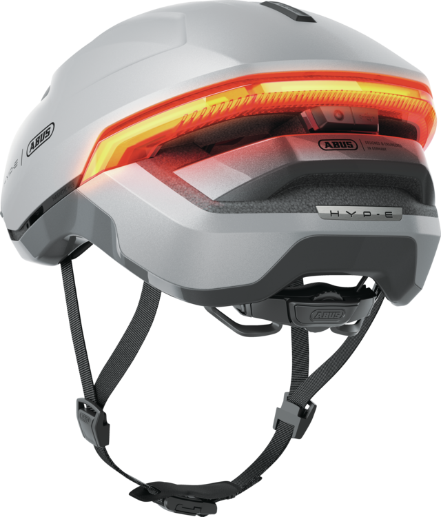 ABUS HYP-E Bukósisak Elektromos Rollerhez - Gleam Silver