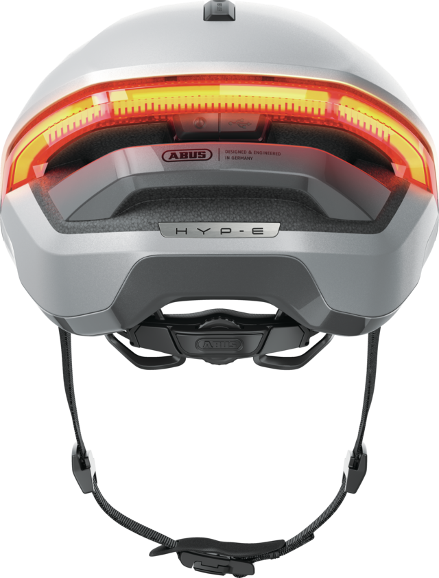 ABUS HYP-E Bukósisak Elektromos Rollerhez - Gleam Silver