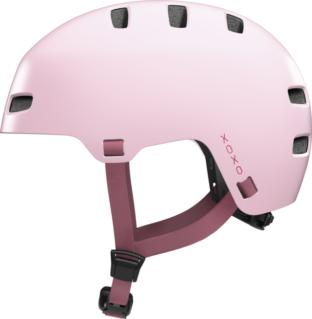 ABUS XOXO Bukósisak Elektromos Rollerhez - Strawberry Rose