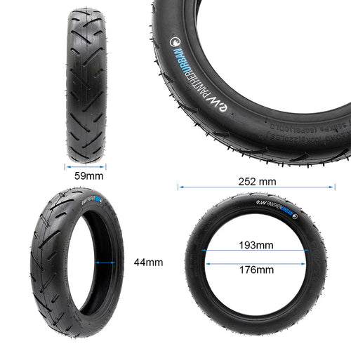 60/70-7 Elektromos Roller Külső Gumi - Utcai, Belső Nélküli (Tubeless)