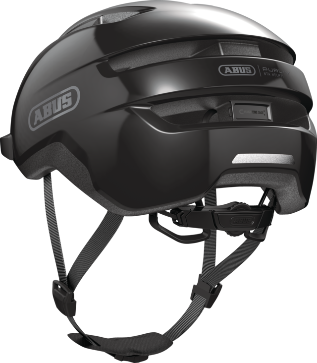 ABUS PURL-Y Bukósisak Elektromos Rollerhez - Shiny Black
