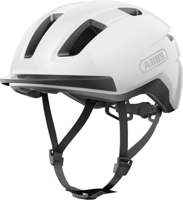 ABUS PURL-Y Bukósisak Elektromos Rollerhez - Shiny White