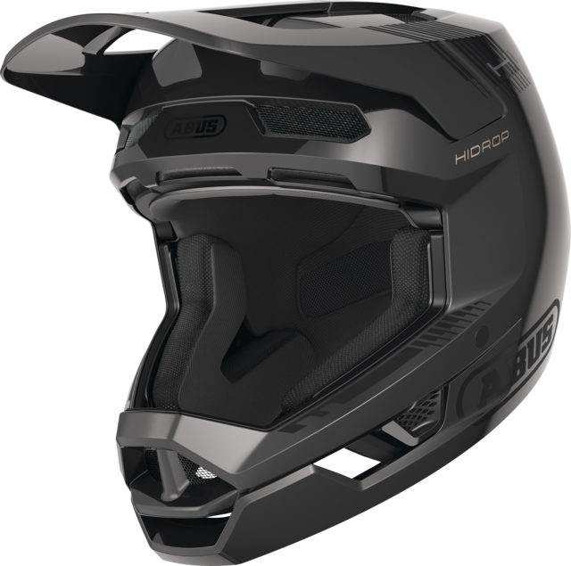 ABUS HiDrop MTB Bukósisak Elektromos Rollerhez - Shiny Black