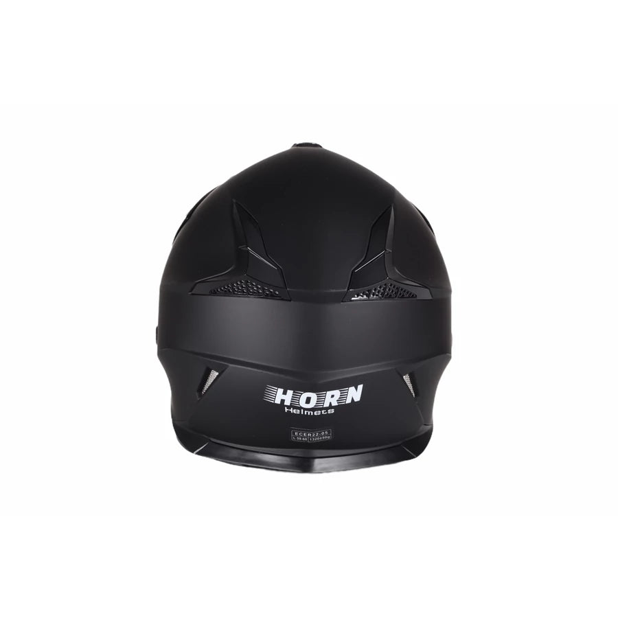Horn H915 ATV Cross Bukósisak Elektromos Rollerhez - Matt Fekete