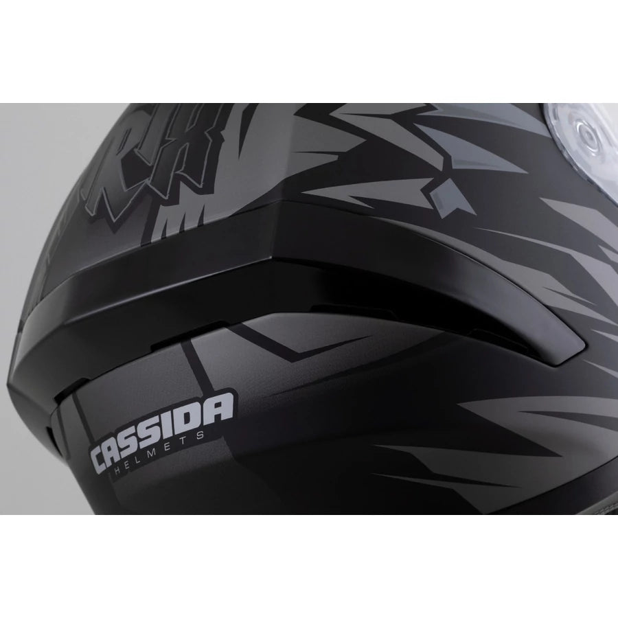 Cassida Orbit StriX Zárt Bukósisak Elektromos Rollerhez Matt Fekete-Szürke