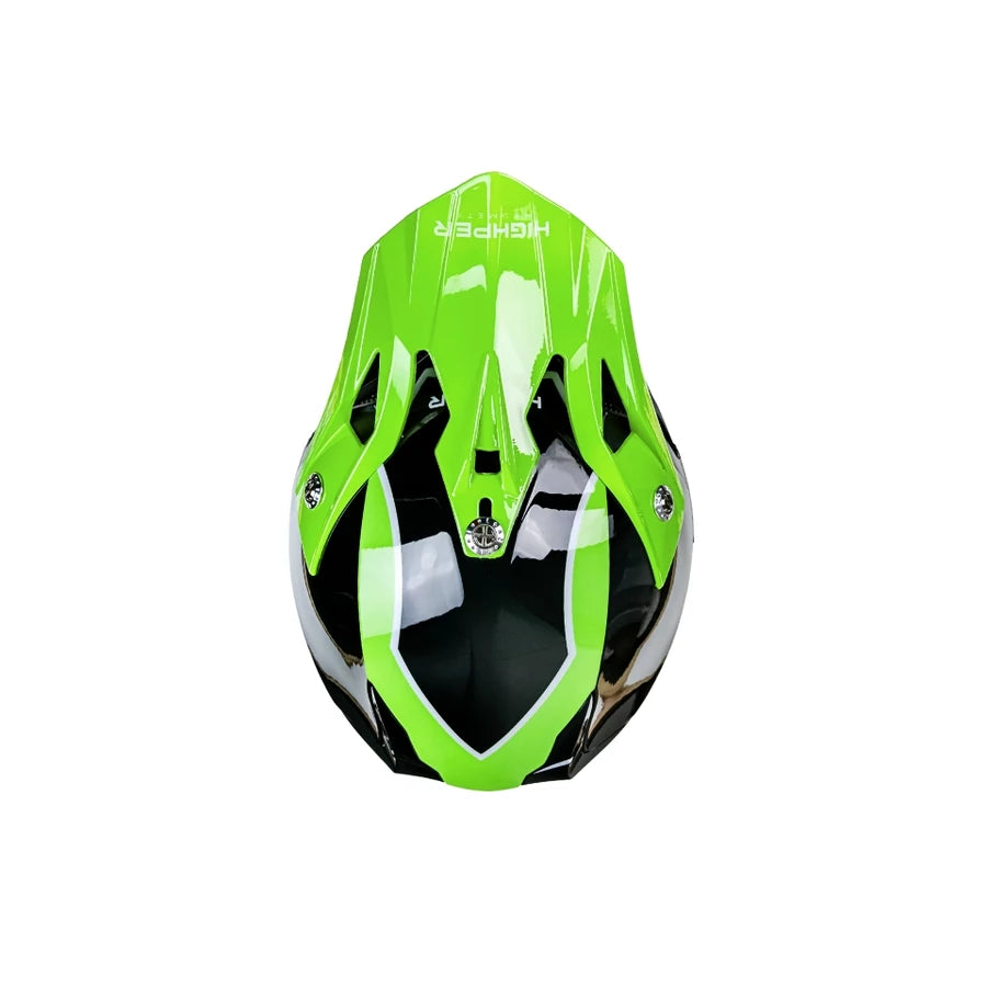Highper X Cross Bukósisak Elektromos Rollerhez - Fekete-Zöld