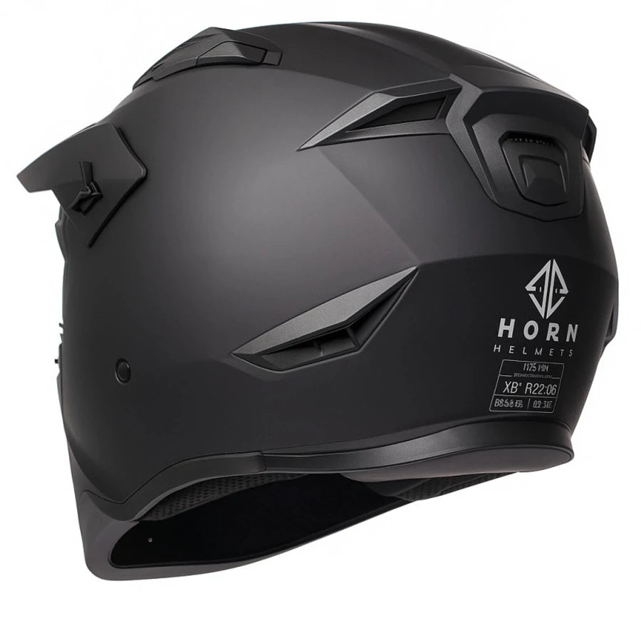 Horn Multi-X Bukósisak Elektromos Rollerhez - Matt Fekete