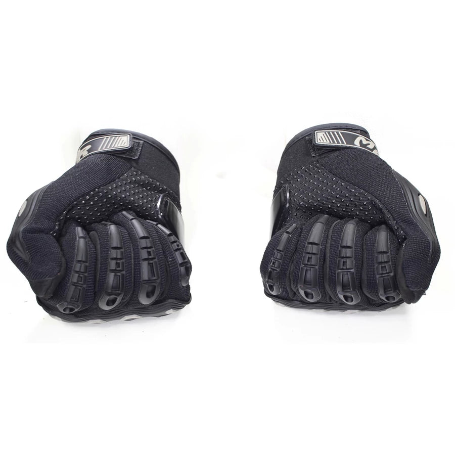 Protektoros Motoros Kesztyű (fekete-szürke)