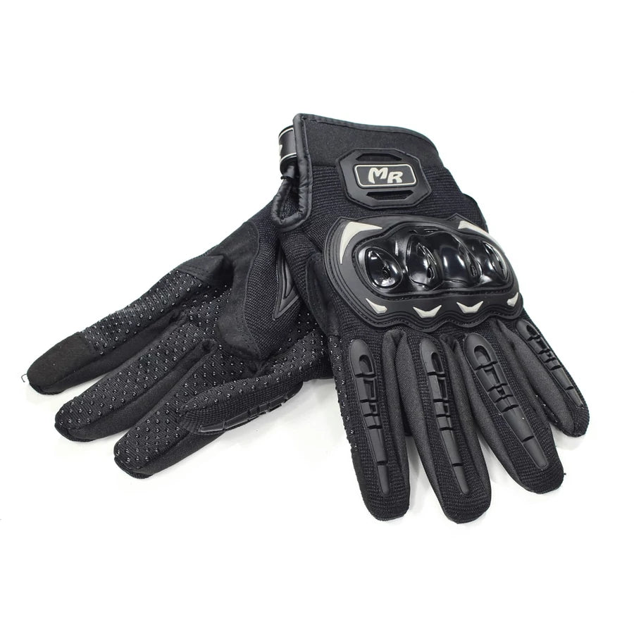 Protektoros Motoros Kesztyű (fekete-szürke)