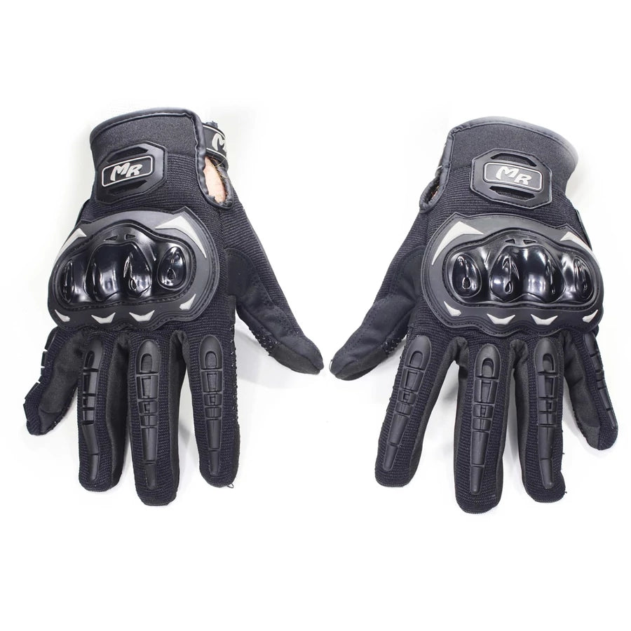 Protektoros Motoros Kesztyű (fekete-szürke)