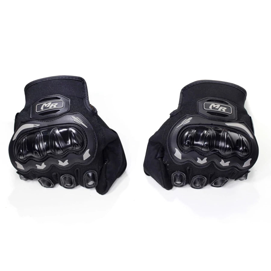 Protektoros Motoros Kesztyű (szürke-fekete)