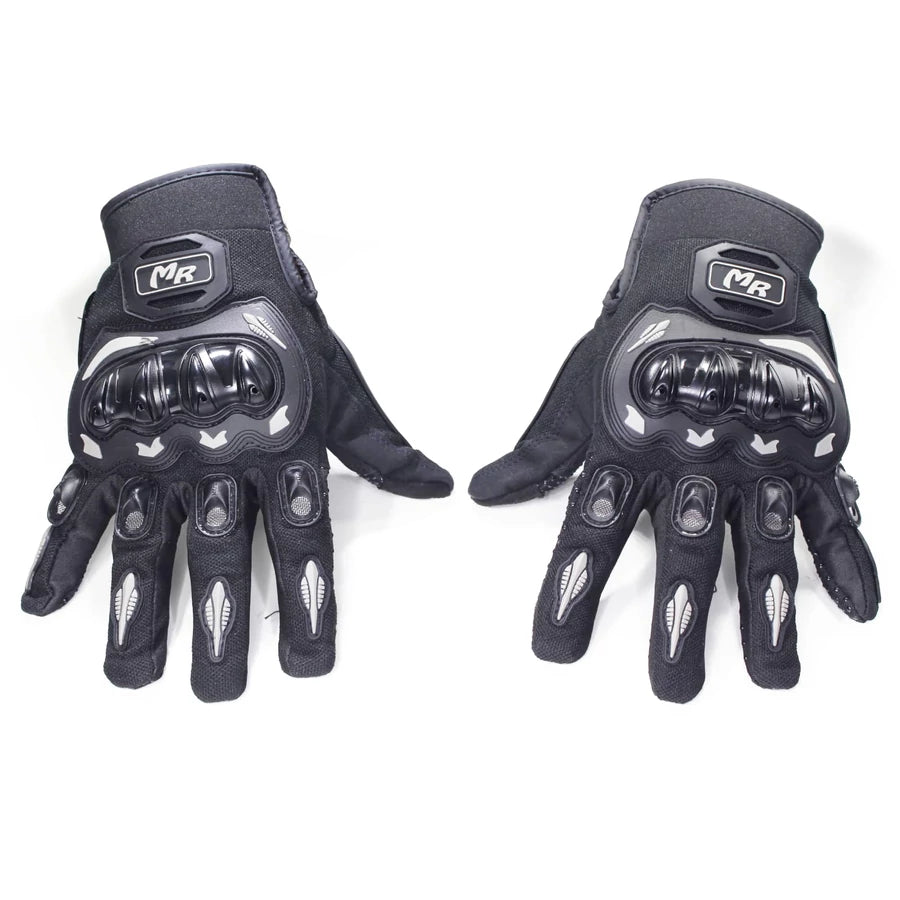 Protektoros Motoros Kesztyű (szürke-fekete)