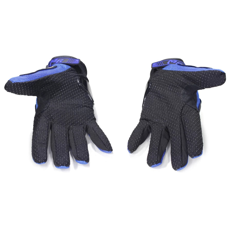 Protektoros Motoros Kesztyű (kék-fekete)