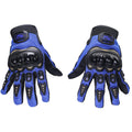 Protektoros Motoros Kesztyű (kék-fekete)